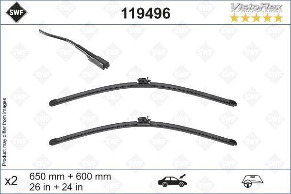 SILECEK SUPURGESI TAKIMI 650mm / 600mm MERCEDES SPRINTER B907 B910 18> SWF