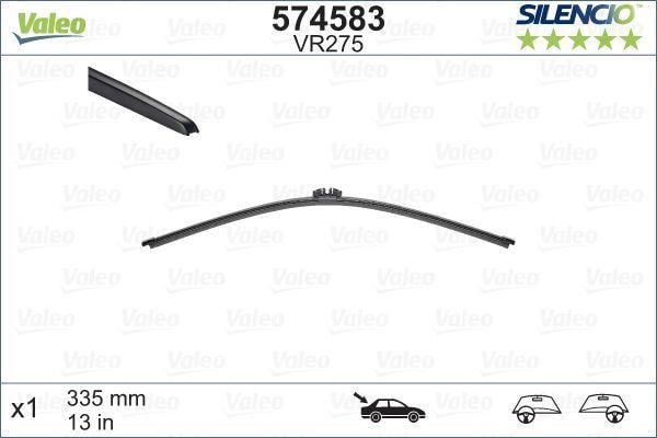 SİLENCİO VR277 X1 360MM ARKA VOLVO XC40-V90 SİLENCİO X-TRM FLAT BLADE MUZ TİPİ SİLECEK BİNEK