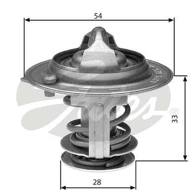TERMOSTAT 88 C HYUNDAI ACCENT ERA GETZ 1.4L G4EE 06-10 / KIA RIO 1.4L G4EE 06-11 CONTALI
