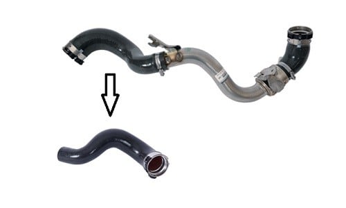 TURBO HORTUMU BÜYÜK RENAULT TRAFIC III 15> OPEL VIVARO B 15> 1.6dCi METAL BORU HARİÇ