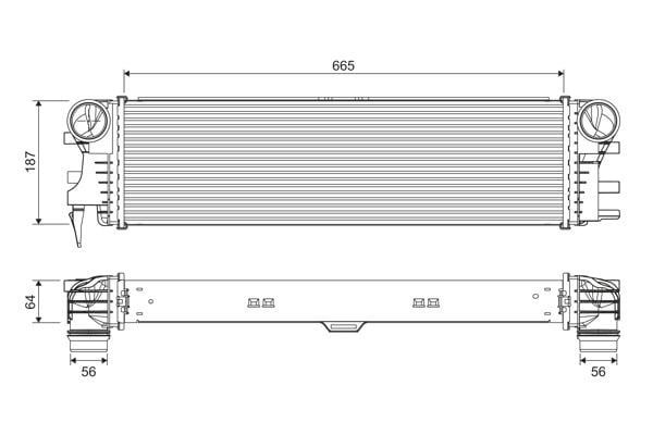 TURBOSARJ RADYATORU MERCEDES VITO W447 14>