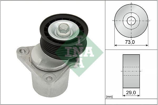 V KAYIŞ GERGİSİ KOMPLE FORD TRANSİT-MONDEO 01> 2.0 TDCİ ÖNDEN ÇEKER / 2.3 16V 00> VOLVO S80 II 08>12 V70 III 07>12