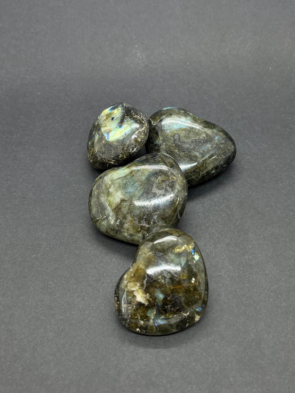 LABRADORİT KALP PALMSTONE DOĞALTAŞ(KÜÇÜK)