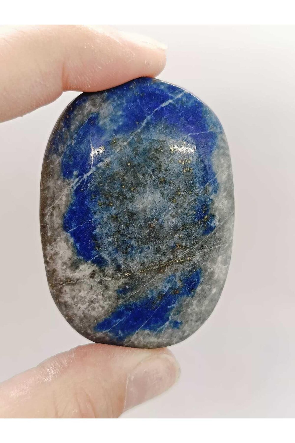 Lapis Lazuli Oval Doğaltaş Kütle