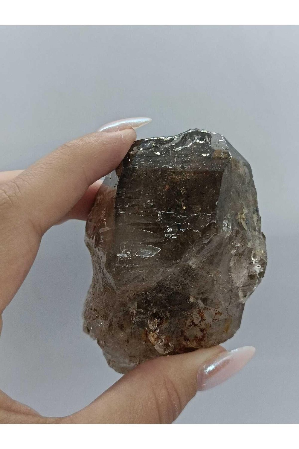 Muhteşem Dumanlı Kuvars Doğaltaş Kütle