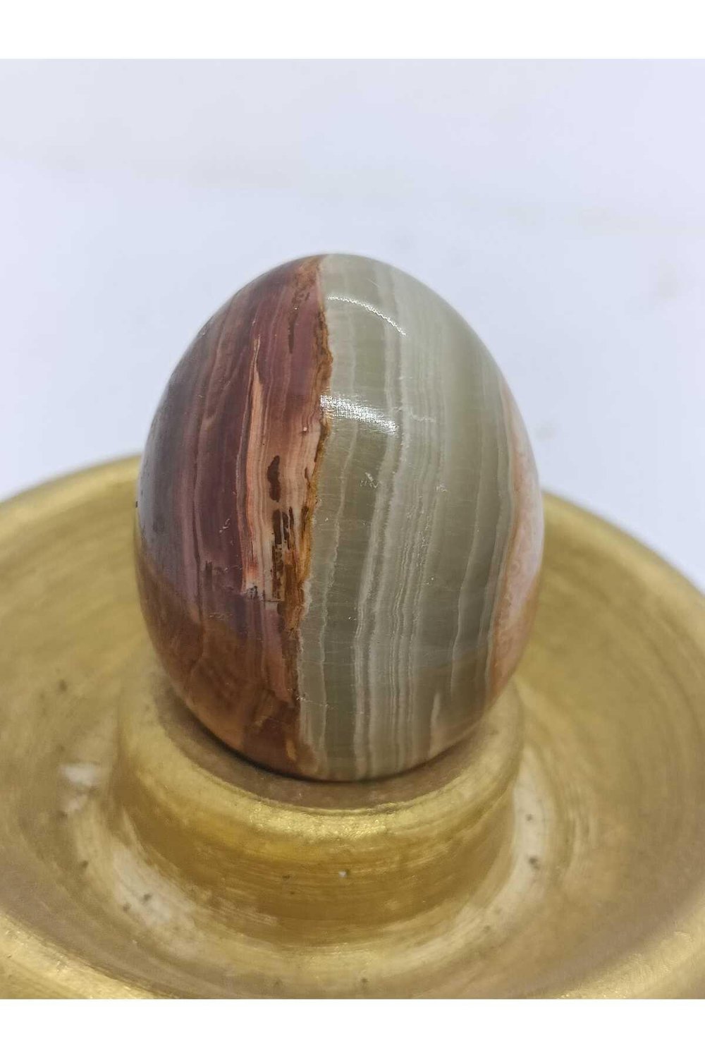 Oniks (Onyx) Yumurta Doğaltaş Kütle