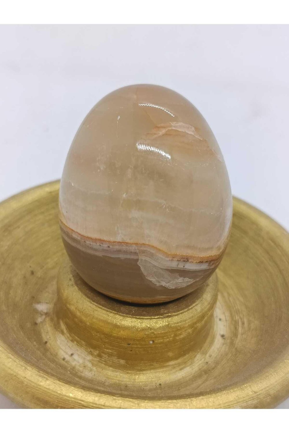 Oniks (Onyx) Yumurta Doğaltaş Kütle