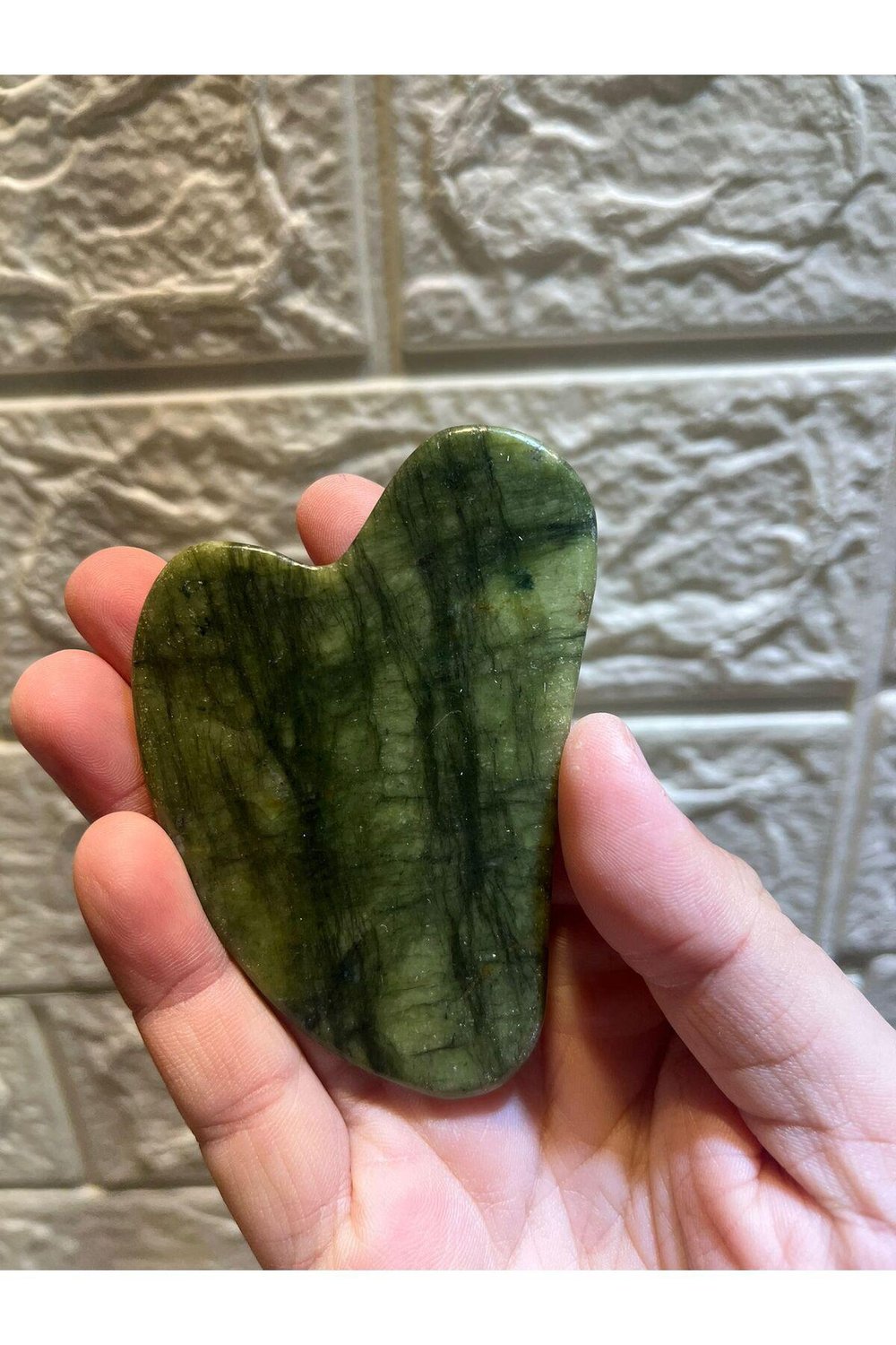 Yeşim Doğaltaş Gua Sha Masaj Taşı