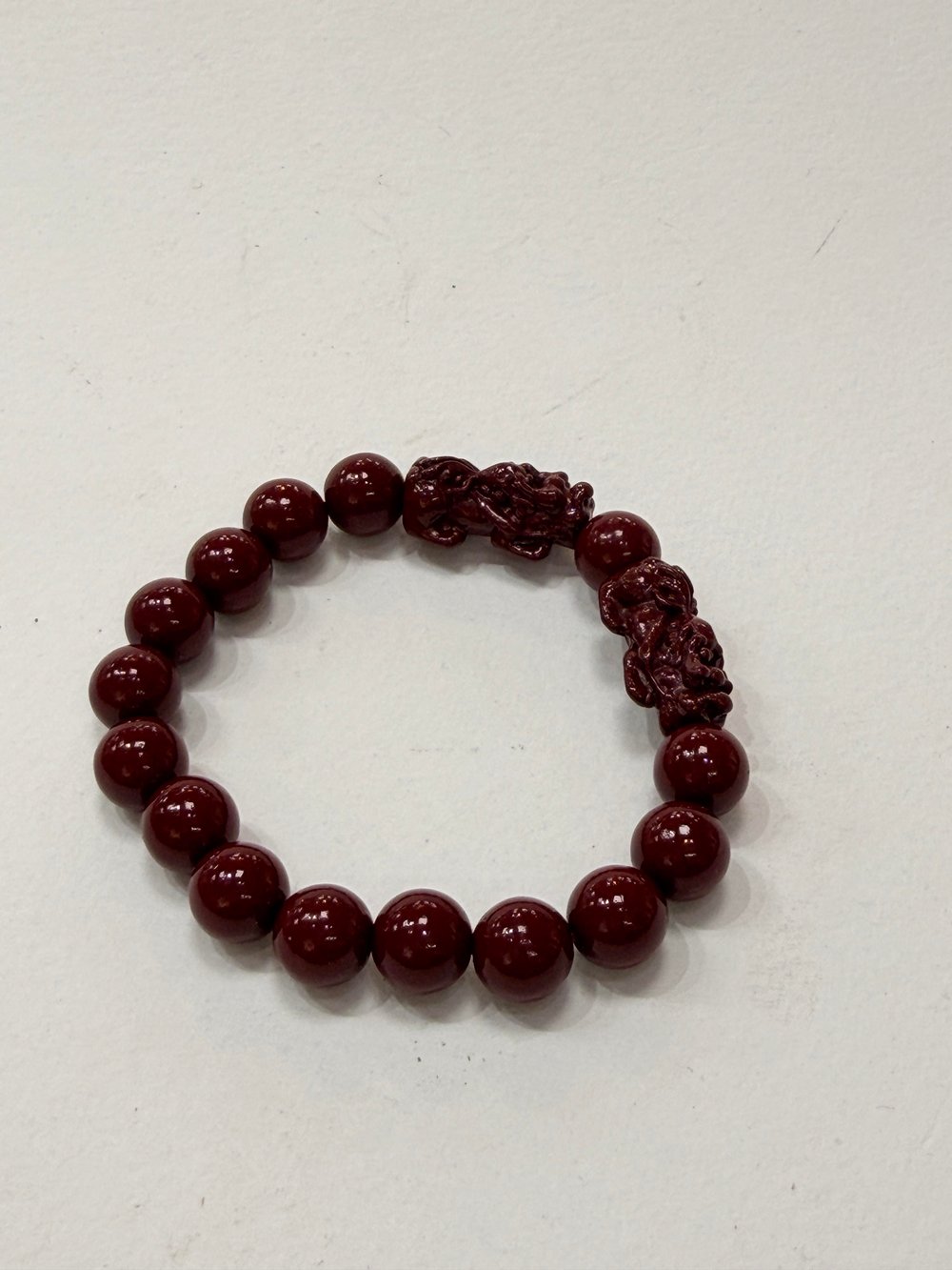 Zinobar (Zinober) Doğaltaş bileklik