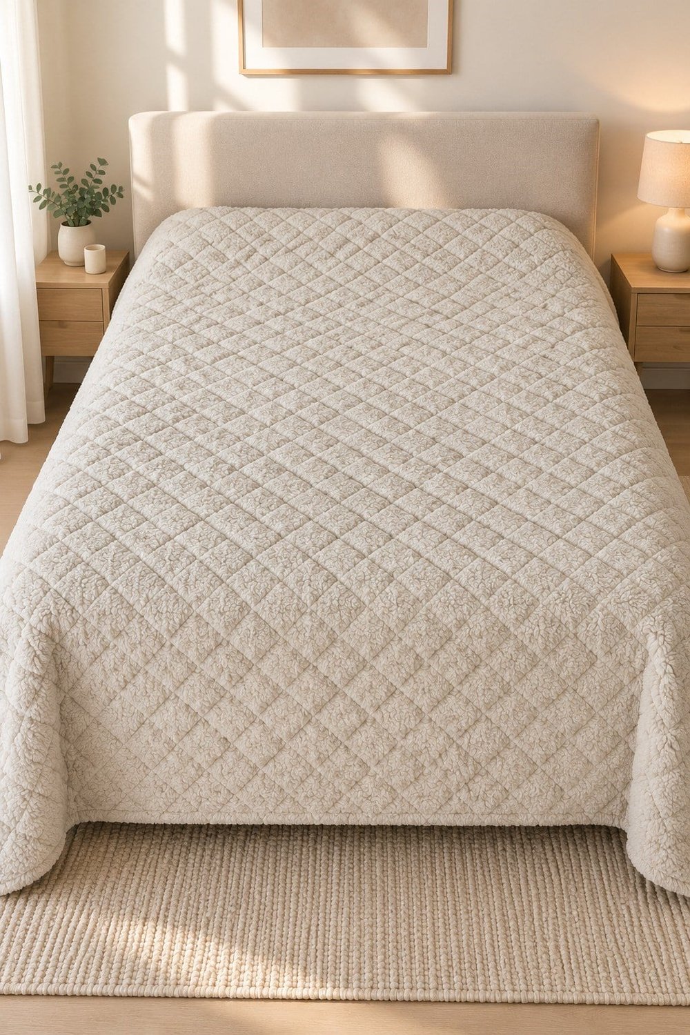 Cloud Soft Çift Taraflı Mikrofiber Peluş Çift Kişilik Yatak Örtüsü 200x220 cm