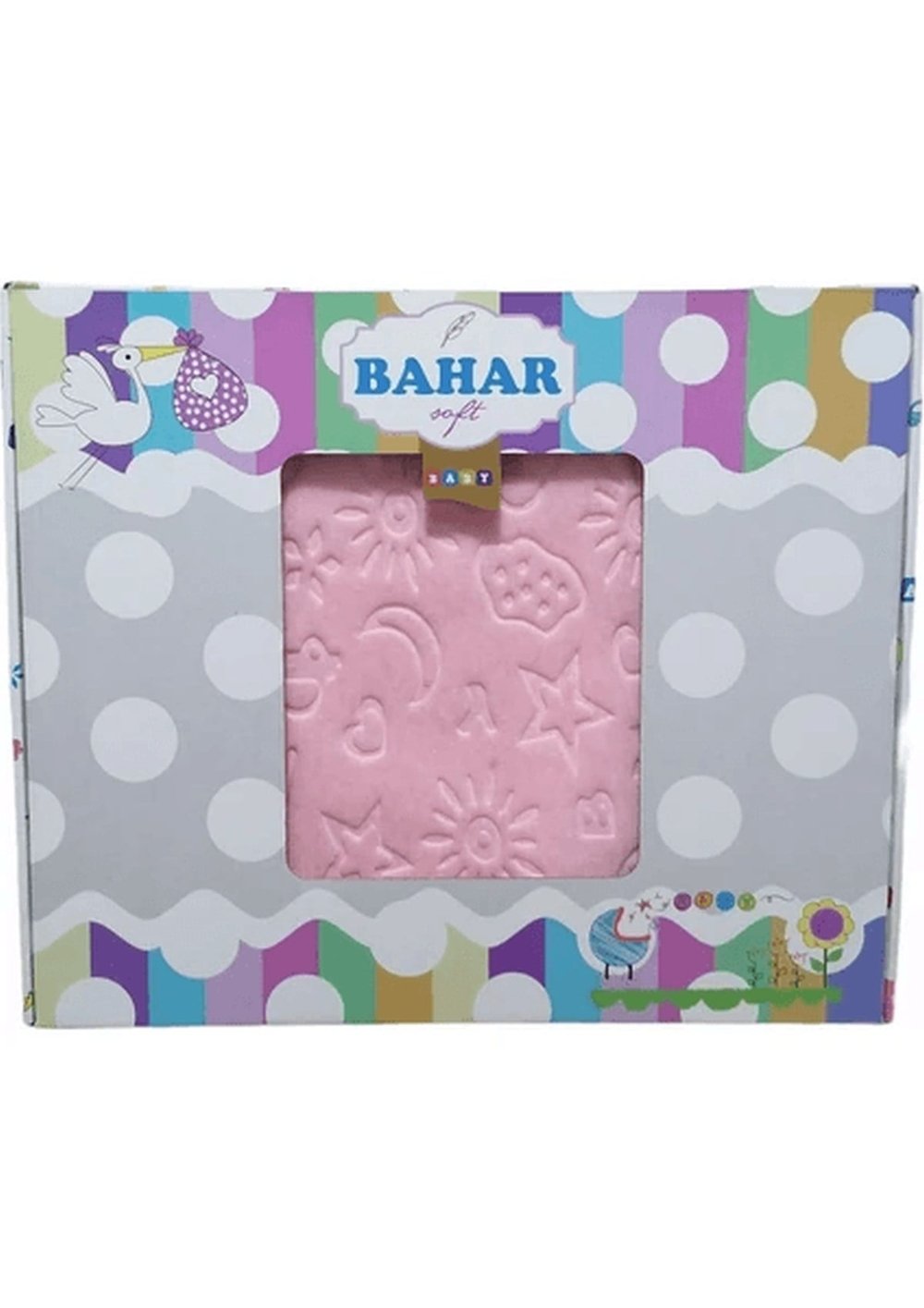 İpekçe Bebek Battaniye Soft Bahar 700 gr 100x120 cm Asorti Yumuşak Bebek Örtüsü