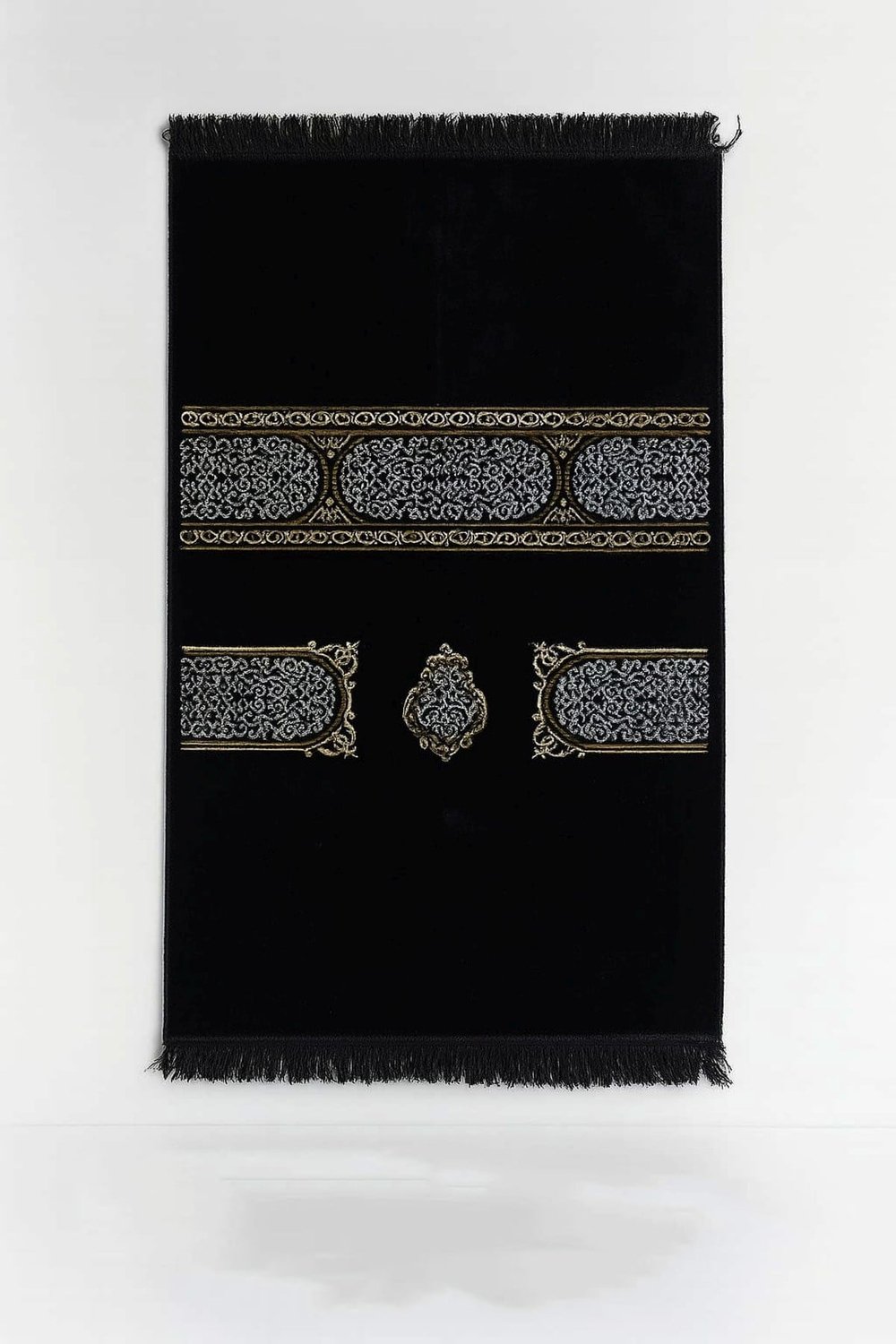 İpekçe Lüks Dubai Serisi Nakışlı Seccade - 70x110 cm (Model Seçenekli) - Bordür Nakışlı