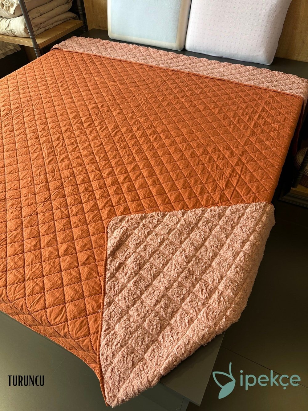 İpekçe Soft Cloud Model Pamuklu 200x220 cm Çok Amaçlı Yatak Örtüsü