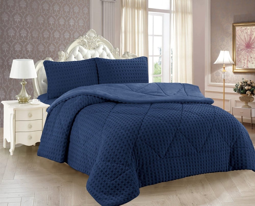 İpekçe Super Soft Dolly Comforter Set Çift Kişilik 3 Parça – 220x240 Uyku Seti