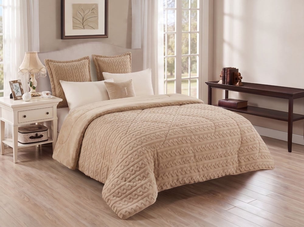 İpekçe Super Soft Woddy Model Pamuklu 200x220 cm Çift Kişilik Yorgan