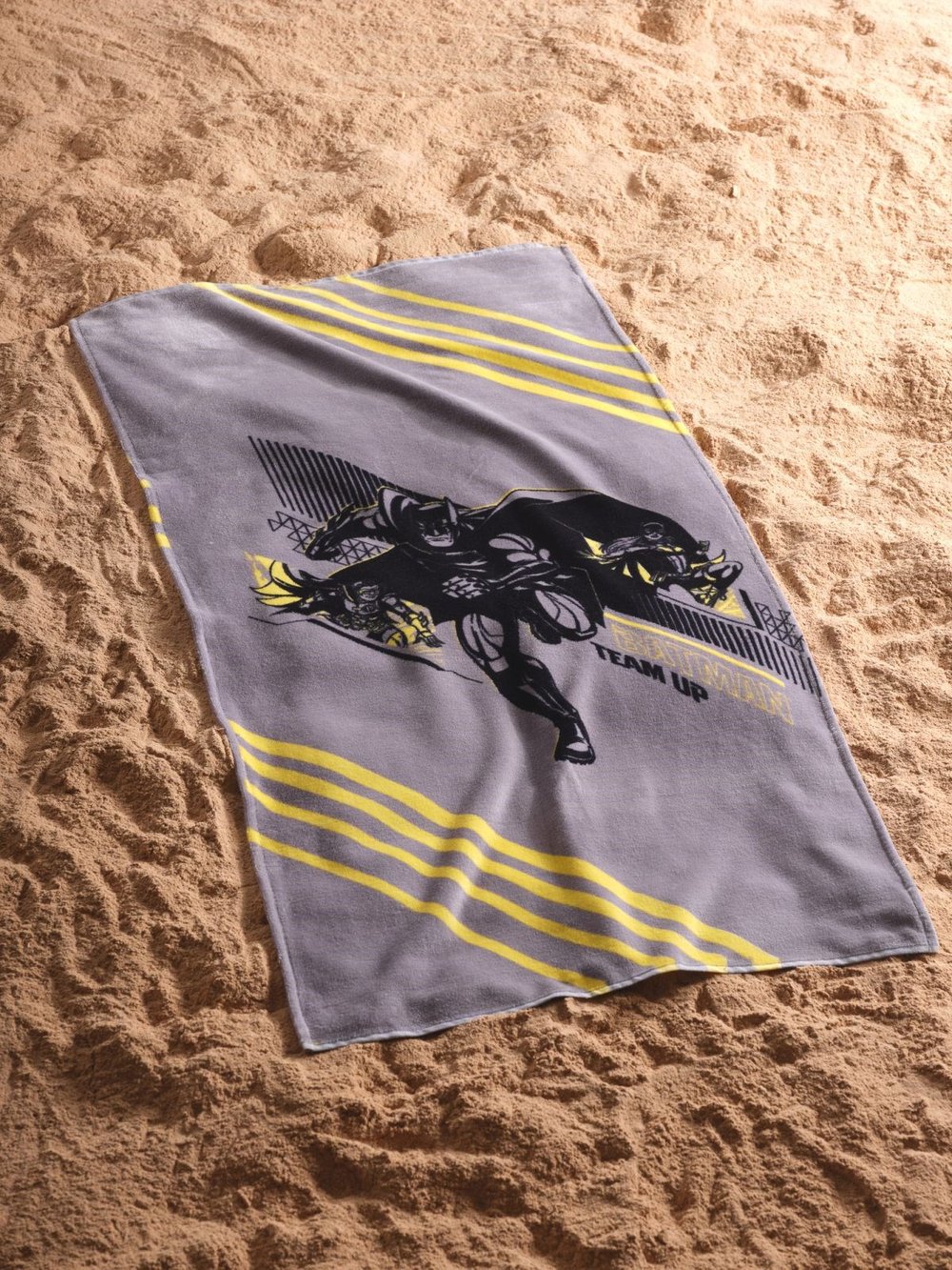 WB Batman %100 Pamuk Kadife Plaj Havlusu - 75x150 cm (BT-01303)