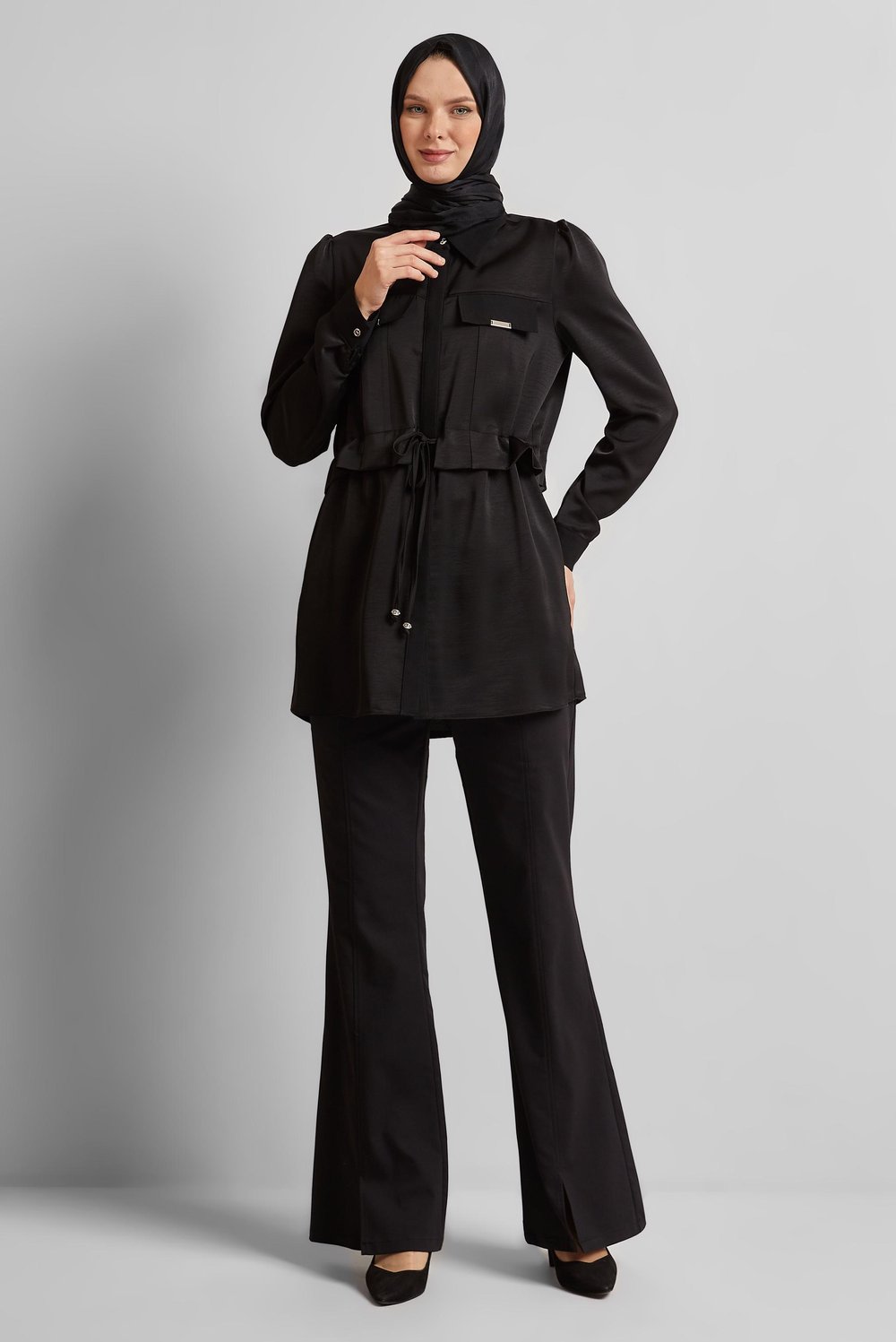 Alvina - Nano Aerobin Beli Bağcıklı Tunik 45361