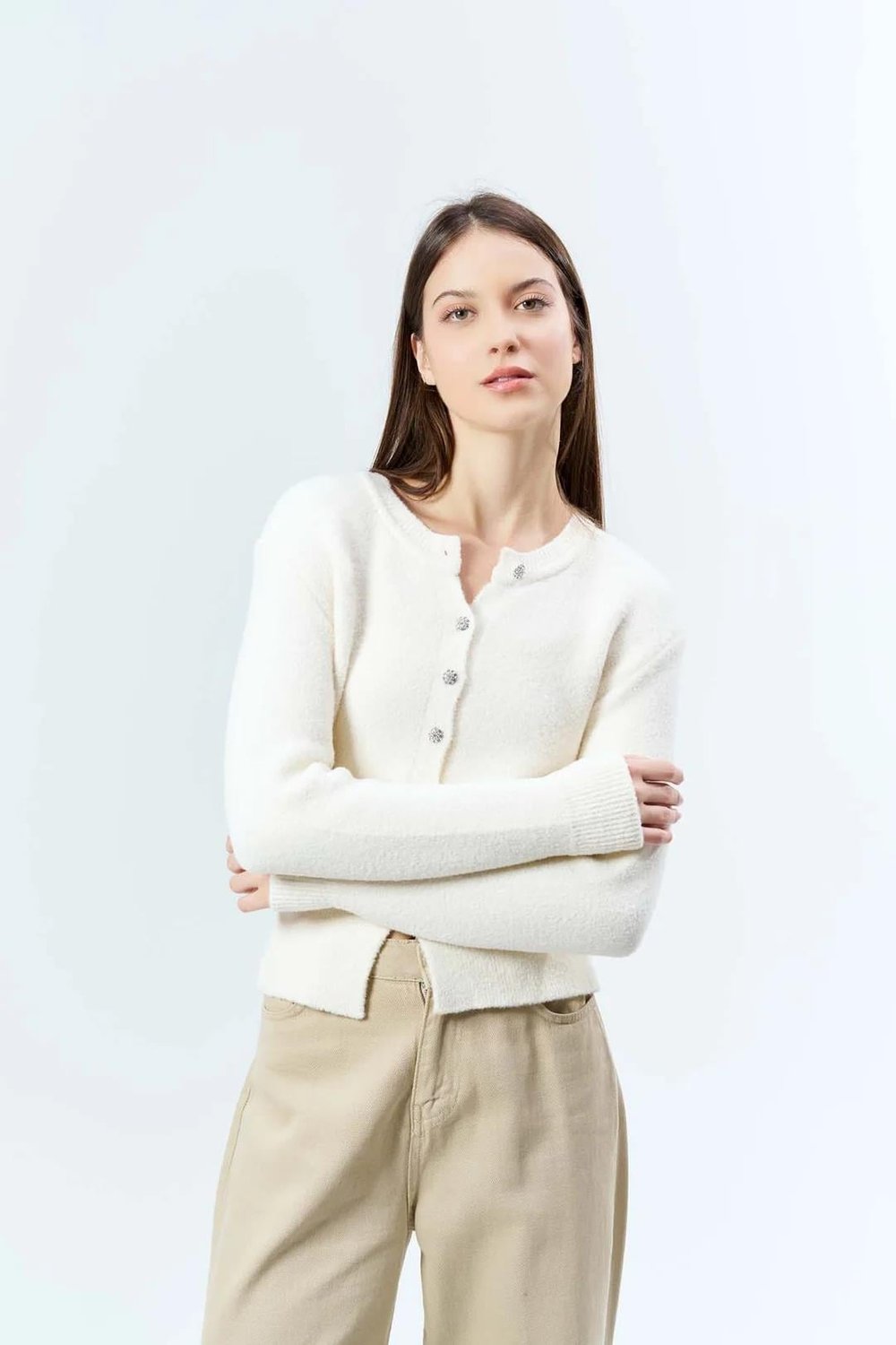 Angora Kısa Ceket 7606