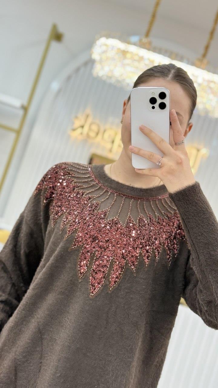 Angora Oversize Tunik 140384