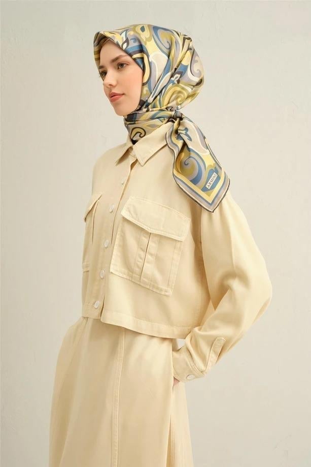 Armine - 2025 İlkbahar Yaz Sura İpek Eşarp 9323D