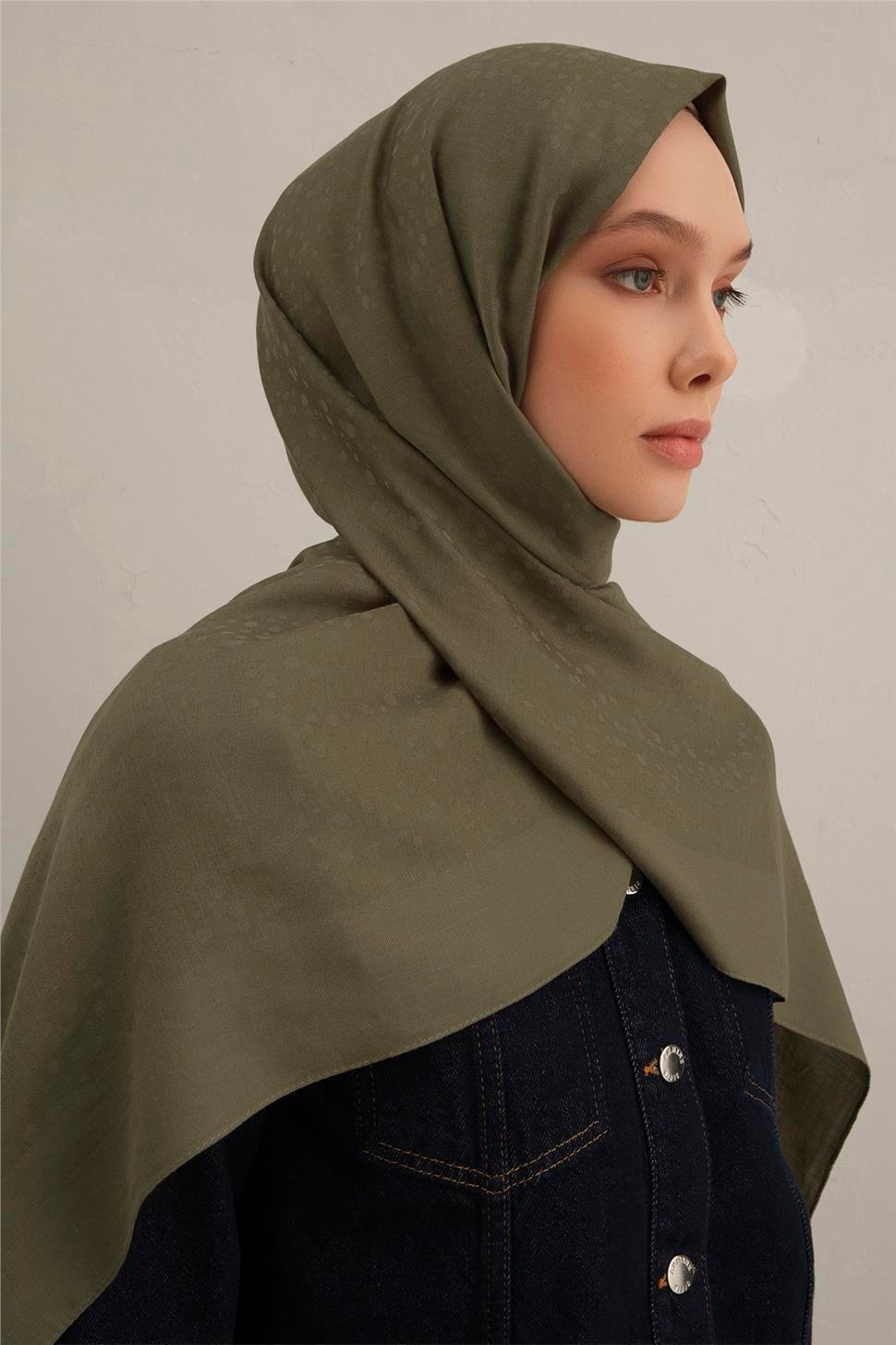 Armine - Damla Desen Bambu Cotton Şal 1 (%83 Pamuk %17 Bambu) S00OA0444424