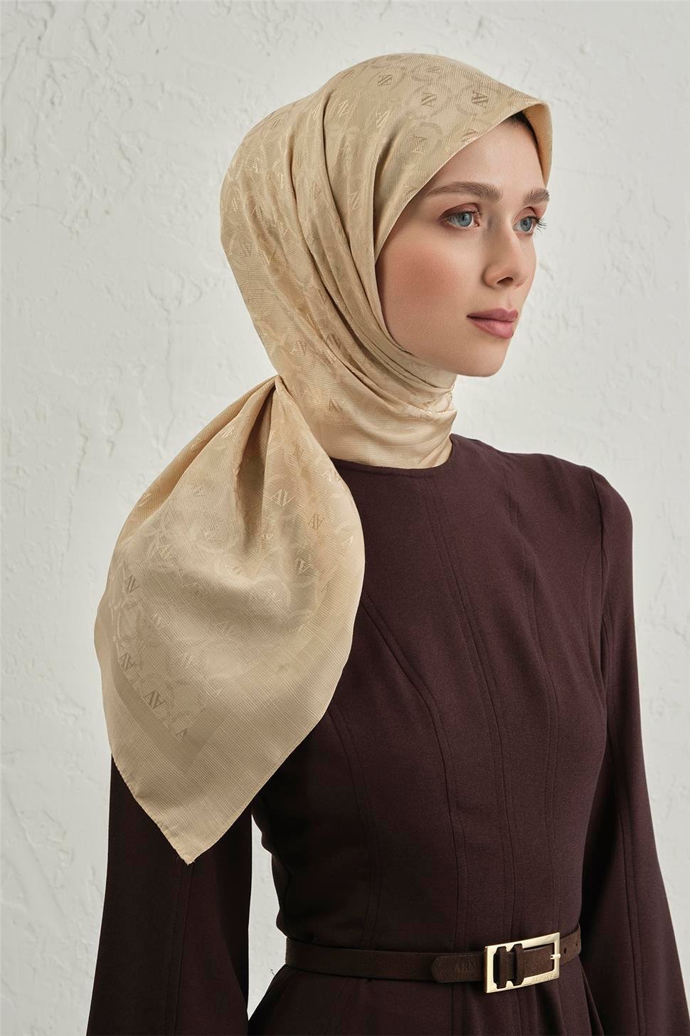 Armine - Floş Pamuk Eşarp 1 (%33 Pamuk %67 Floş) S00OA0444444