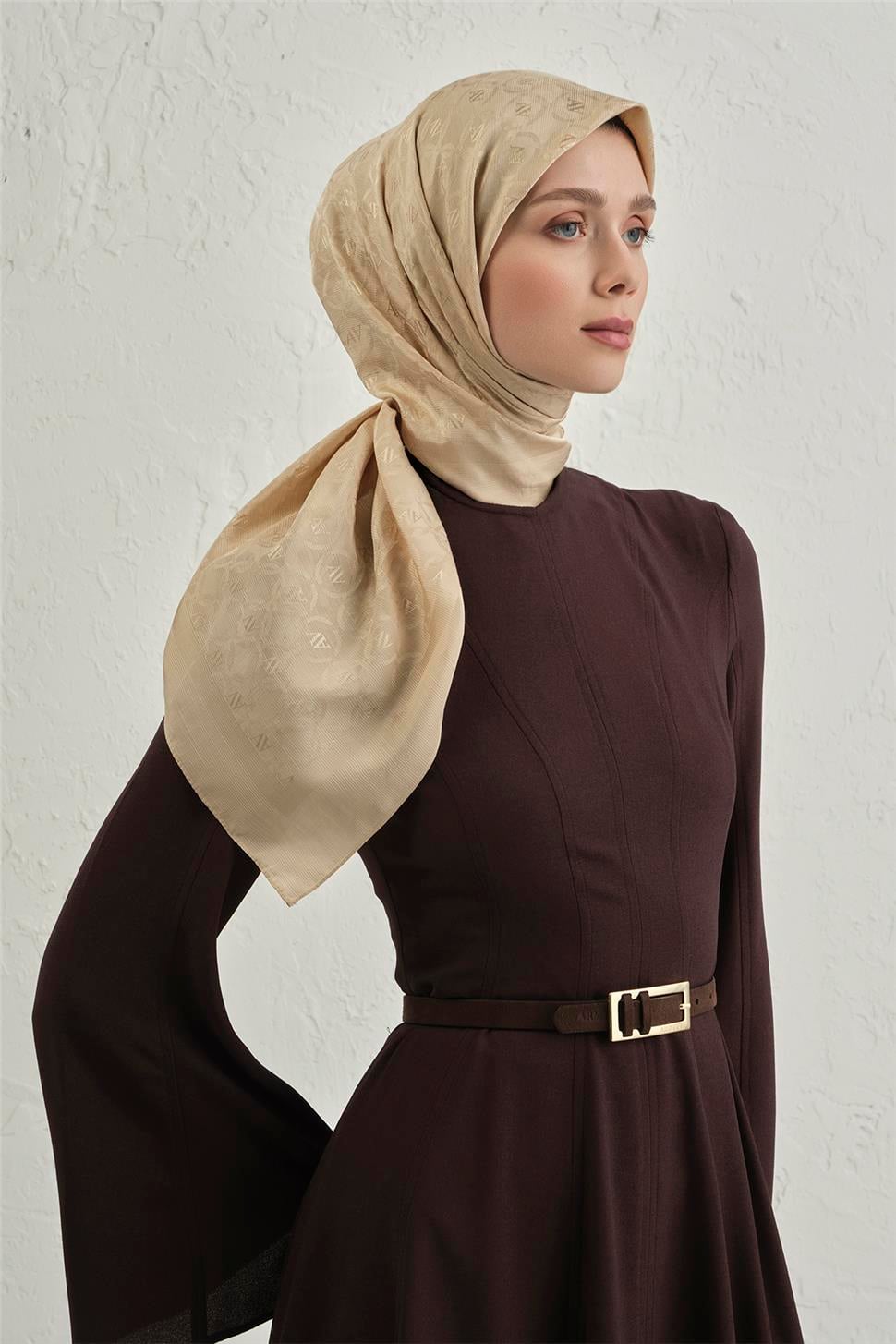 Armine - Floş Pamuk Eşarp 1 (%33 Pamuk %67 Floş) S00OA0444444