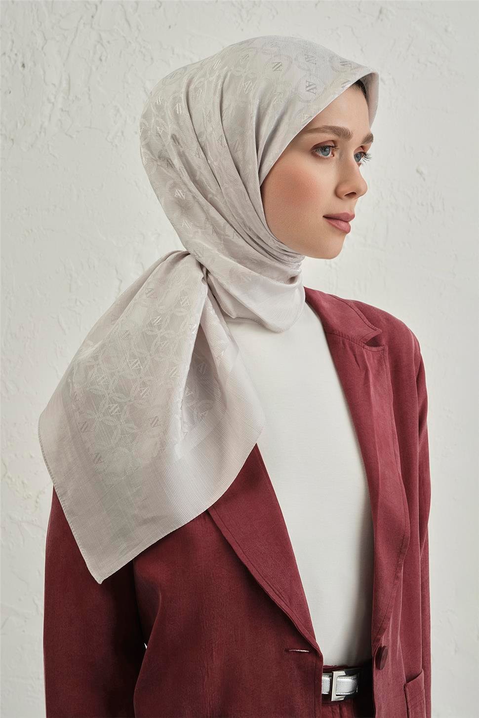 Armine - Floş Pamuk Eşarp 1 (%33 Pamuk %67 Floş) S00OA0444444