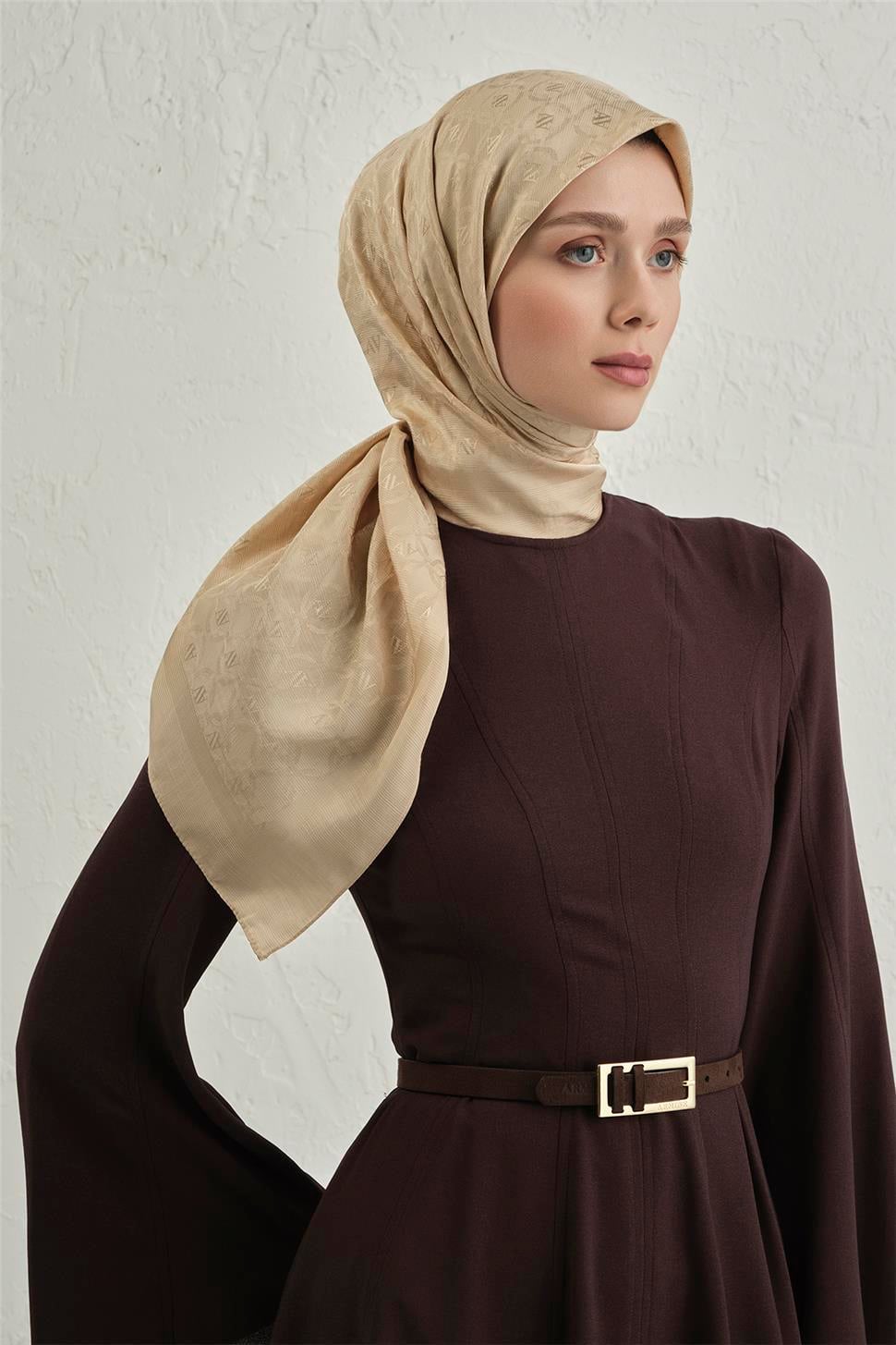Armine - Floş Pamuk Eşarp 1 (%33 Pamuk %67 Floş) S00OA0444444