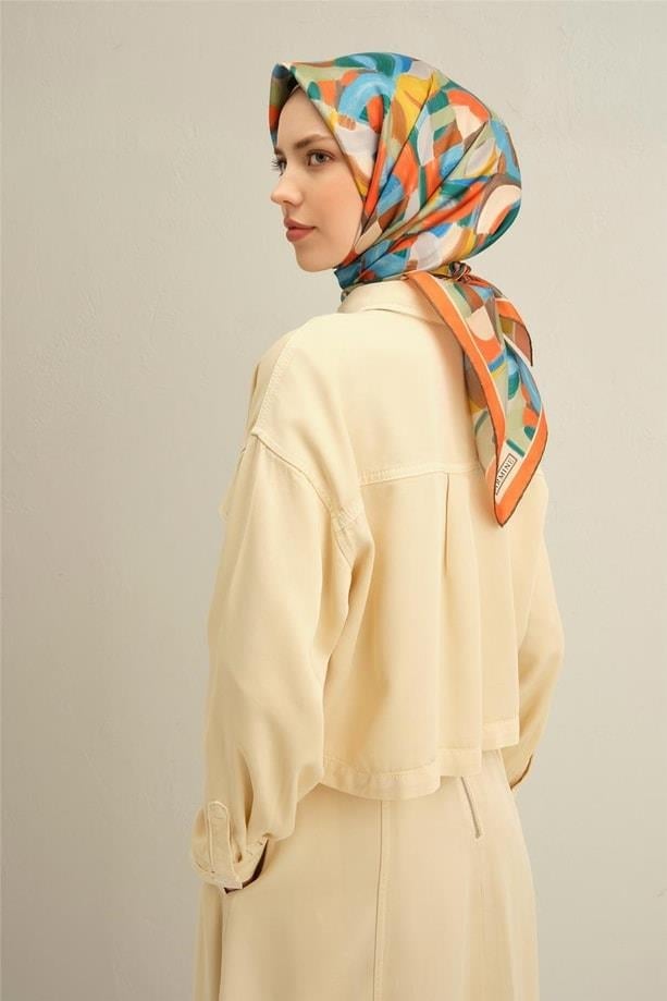 Armine - İlkbahar Yaz Sura İpek Eşarp 9329D
