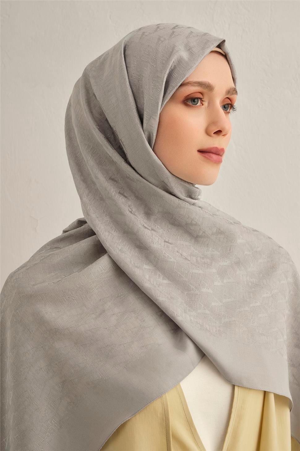 Armine - Pamora AA Monogram Şal 3 (%61 Floş %39 Pamuk) S00OA0444435