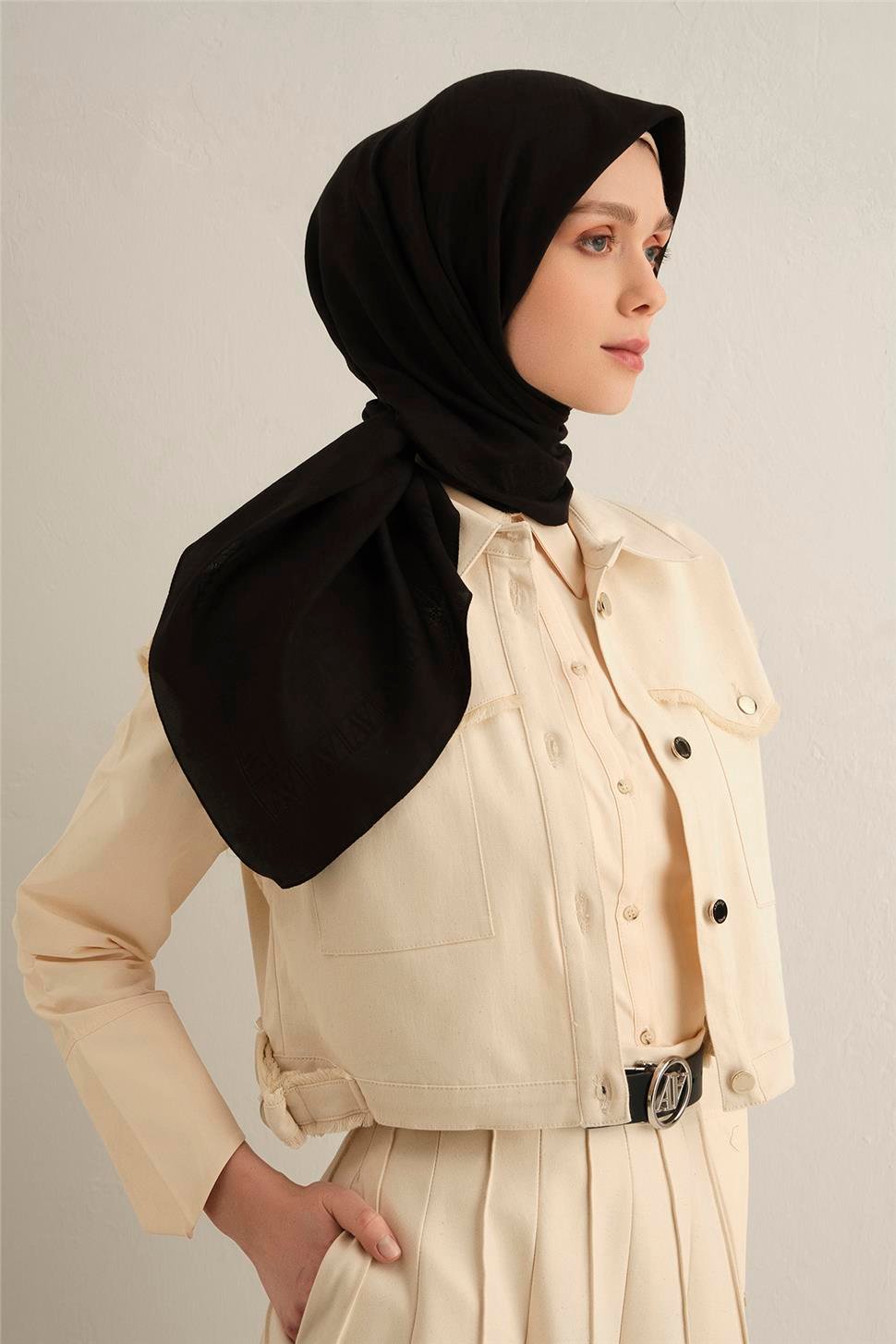 Armine - Pamora Eşarp 2 (%61 Floş %39 Pamuk) S00OA0444439
