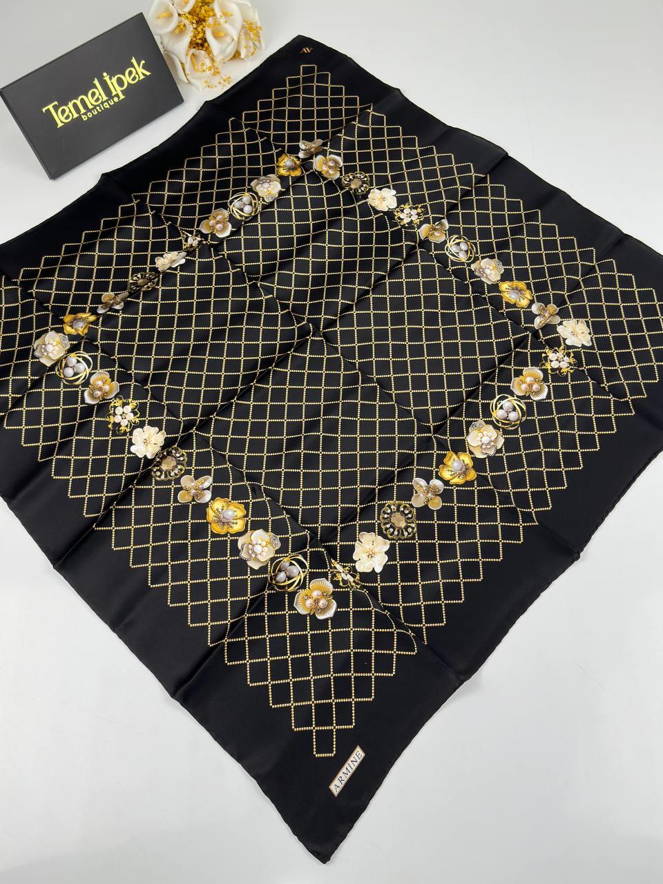 Armine - Saf Sura İpek Eşarp 8781D