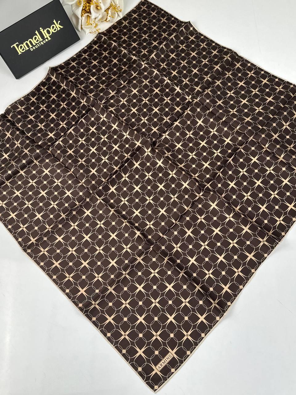 Armine - Sonbahar Kış Saf Twill İpek Eşarp 9207D