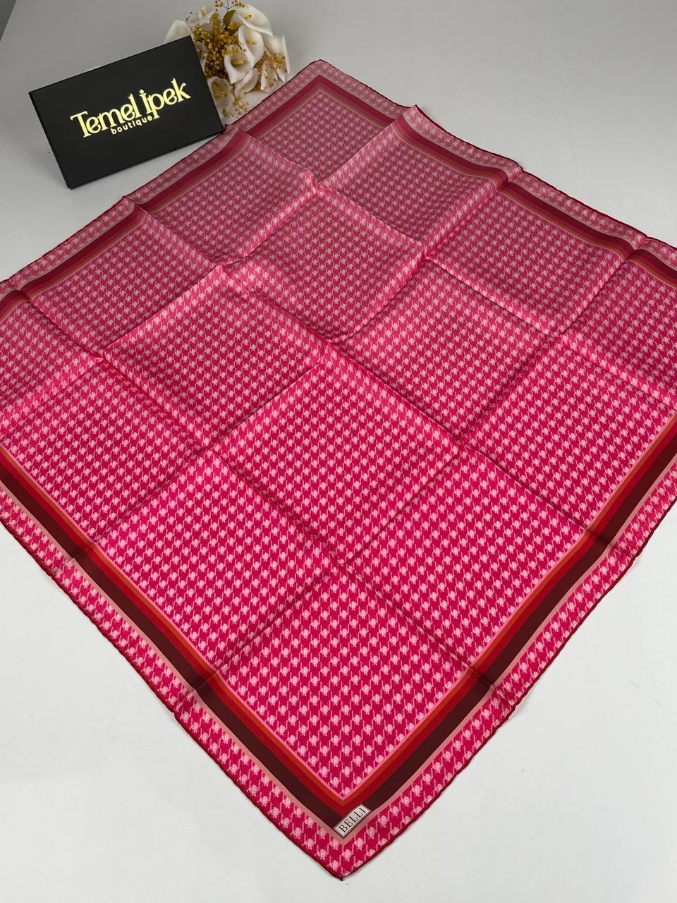 Belli - Saf Twill İpek Eşarp 4000D
