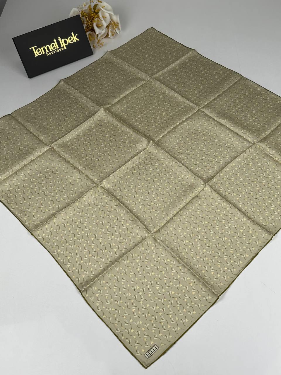 Belli - Saf Twill İpek Eşarp 4001D