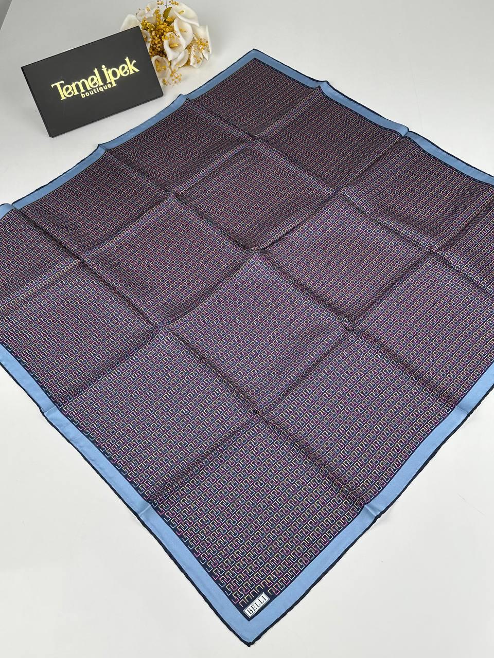 Belli - Saf Twill İpek Eşarp 4002D