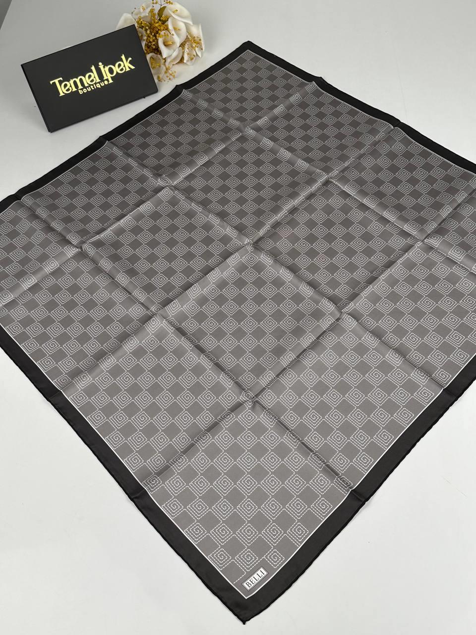 Belli - Saf Twill İpek Eşarp 4003D