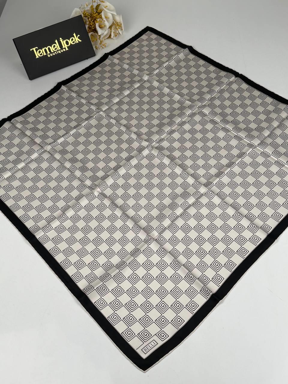 Belli - Saf Twill İpek Eşarp 4003D