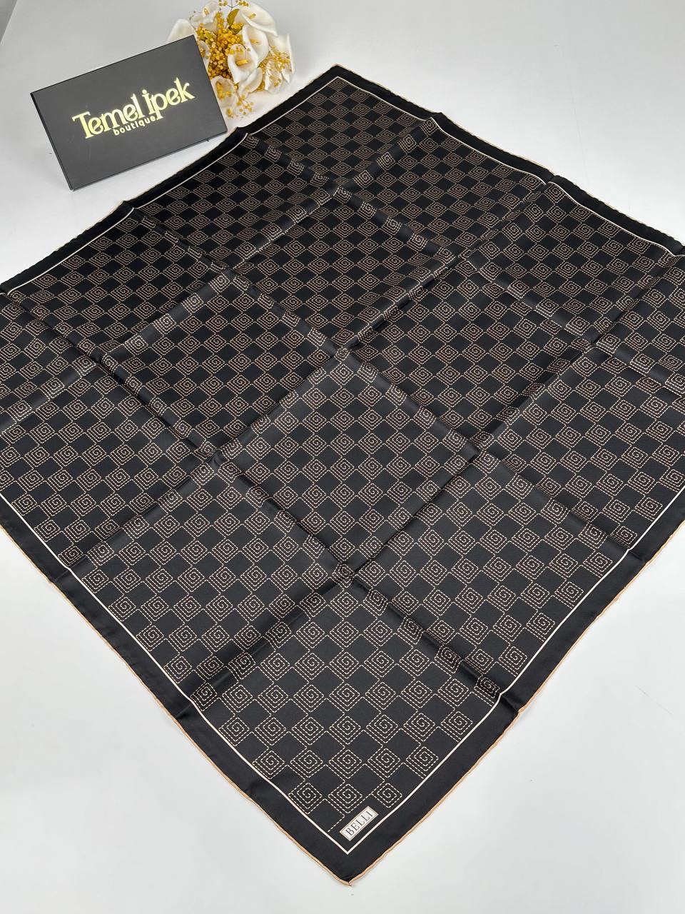 Belli - Saf Twill İpek Eşarp 4003D