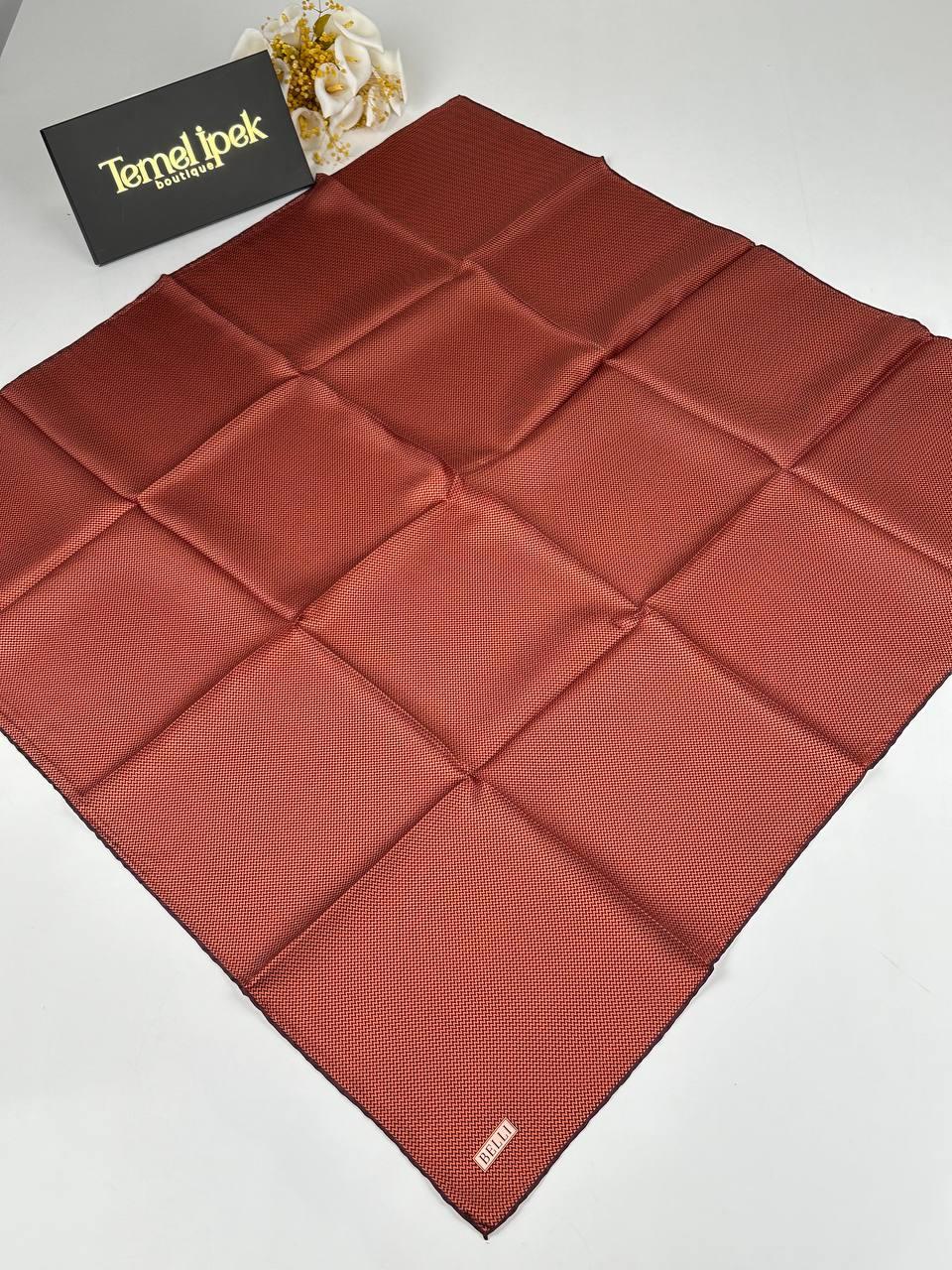 Belli - Saf Twill İpek Eşarp 4007D