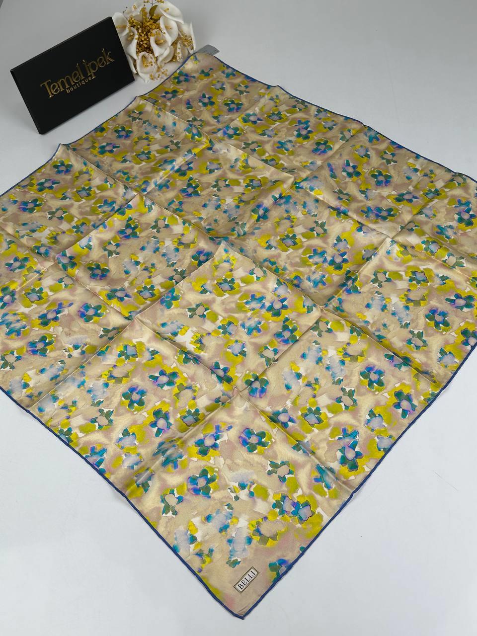 Belli - Saf Twill İpek Eşarp 4016D