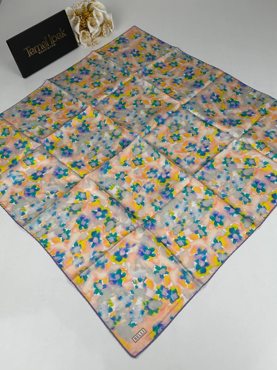 Belli - Saf Twill İpek Eşarp 4016D