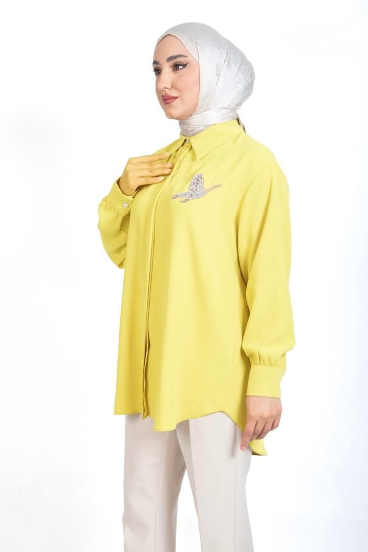 Beymen Kuş Taşlı Gömlek 3006