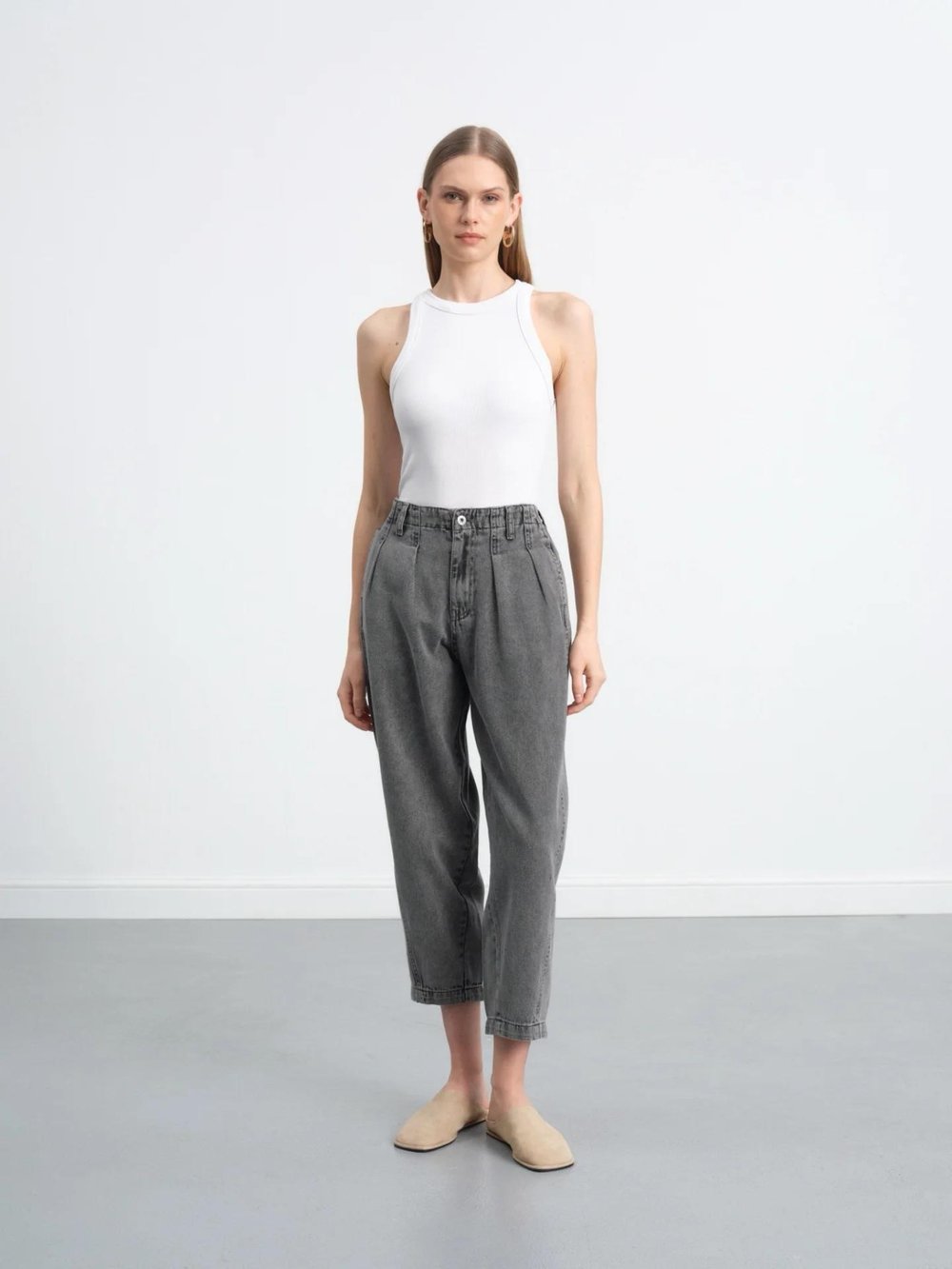 Denim Şalvar Kesim Kot Pantolon 2762