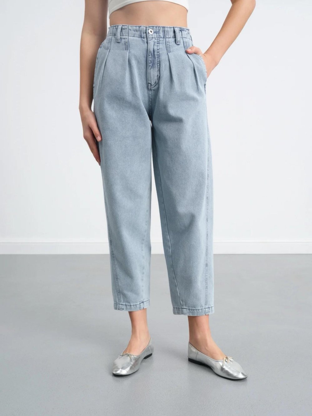 Denim Şalvar Kesim Kot Pantolon 2762
