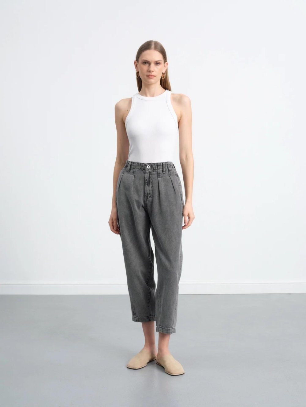 Denim Şalvar Kesim Kot Pantolon 2762