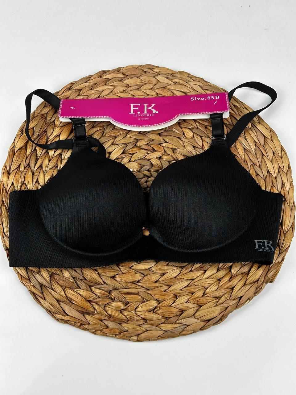 F.K. - Lazer Kesim Dolgulu Balensiz B Cup Sütyen 663