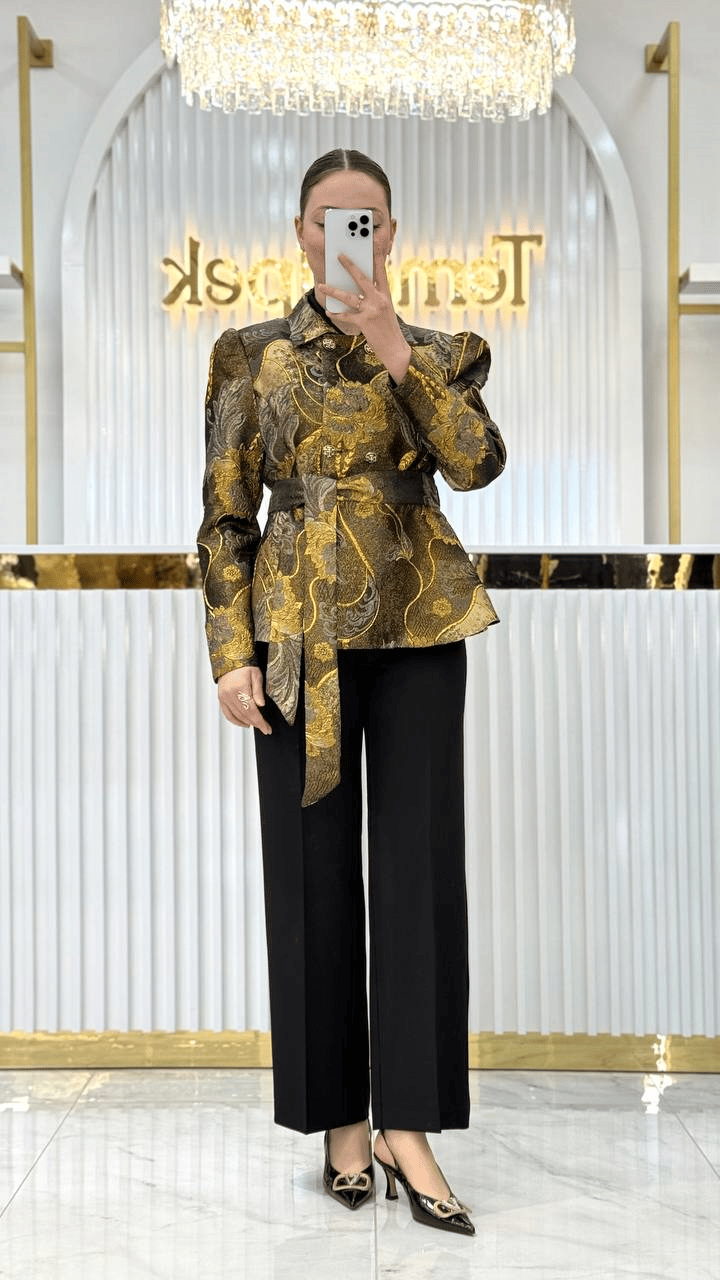 Jakarlı Brokar Ceket 26YCKT3610