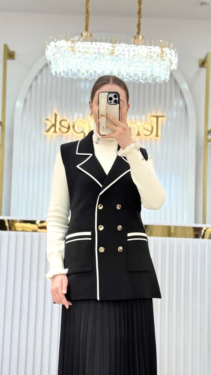 Kurvaze Blazer Yelek 140409